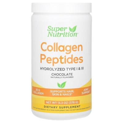 Super Nutrition,Collagen Peptides, Chocolate, 13.33 oz (378