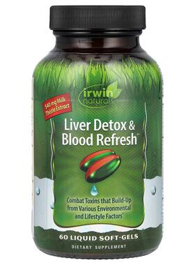 爱乐能,肝脏清体和血液清新，60 粒液体软凝胶