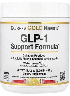 California Gold Nutrition,GLP-1 支持配方，西瓜柚子味，1.09 4