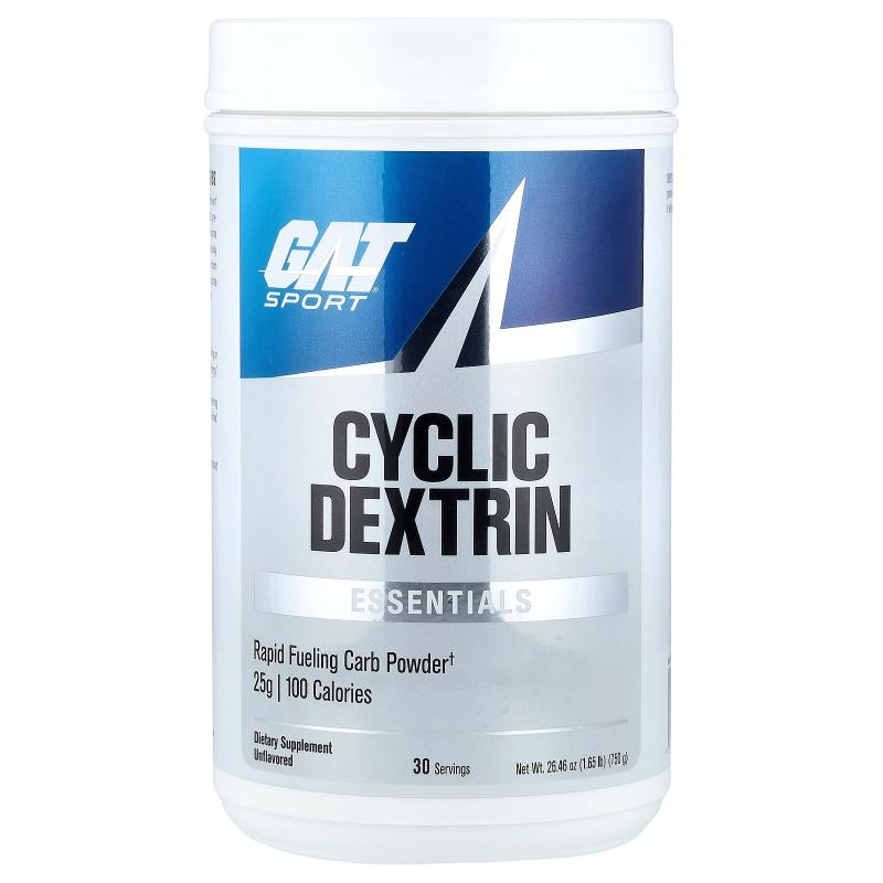 GAT,Essentials, Cyclic Dextrin, Unflavored, 1.65 lbs (750 g)