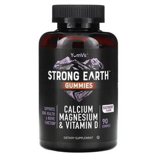 Calcium Magnesium & Vitamin D, Raspberry, 90