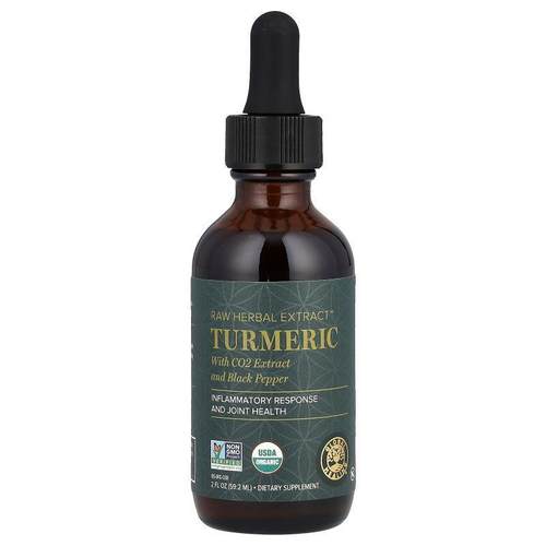 Global Healing,Raw Herbal Extract, Turmeric, 2 fl oz (59.2 m