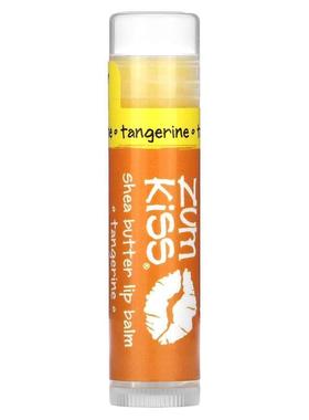 ZUM,Zum Kiss，乳木果油润唇膏，橘子味，0.15 盎司