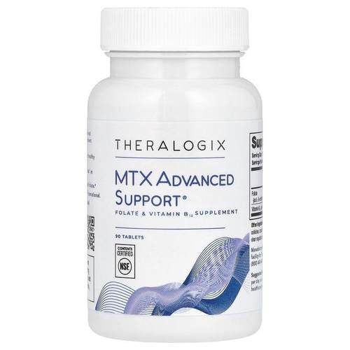 Theralogix,MTX Advanced Support®，叶酸和维生素 B12 补剂，90