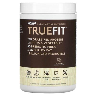 RSP Nutrition,Truefit，草饲乳清蛋白奶昔，含果蔬，香草味，2 9