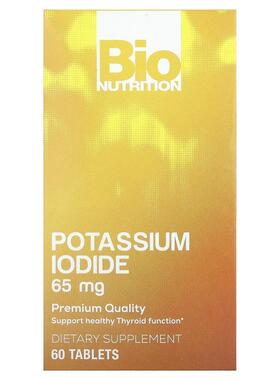 Bio Nutrition,Potassium Iodide, 65 mg, 60 Tablets