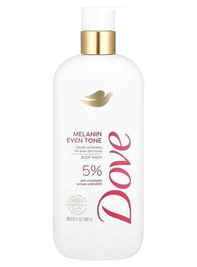 多芬,Body Wash, Melanin Even Tone, 18.5 fl oz (547 ml)