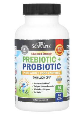 BioSchwartz,Prebiotic + Probiotic Plus Whole Food Enzymes