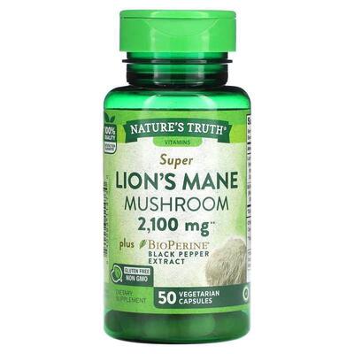 Nature's Truth,Super Lion's Mane Mushroom plus Bioperine , 2