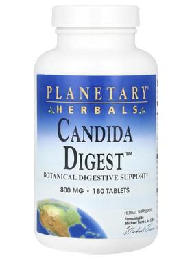 Planetary Herbals,Candida Digest™，180 片