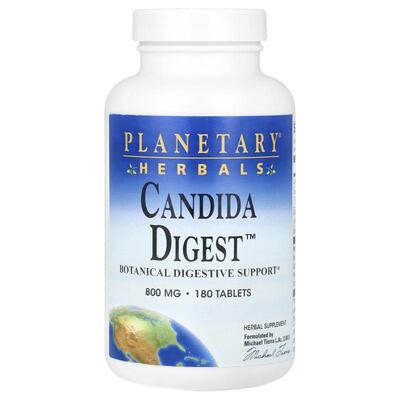 Planetary Herbals,Candida Digest™，180 片