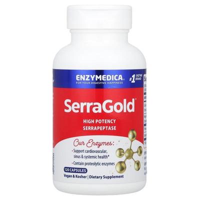 Enzymedica,SerraGold，高活性舍雷肽酶，60 粒胶囊