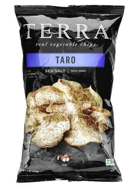Terra,Real Vegetable Chips, Taro, Sea Salt, 5 oz (141 g)