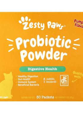 Zesty Paws,益生菌粉，狗狗专用，所有年龄段，南瓜味，30 包，1