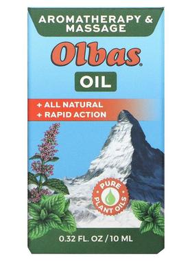 Olbas Therapeutic,芳香疗法和按摩油，0.32 盎司（10 毫升）