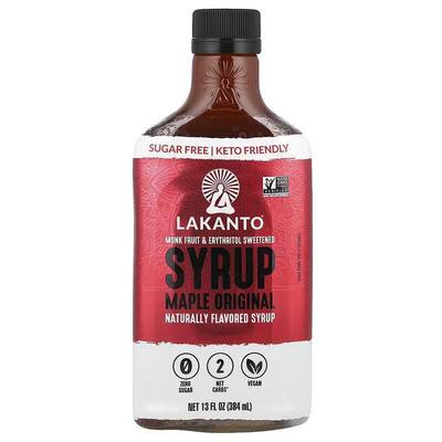 Lakanto枫叶味糖浆无糖枫糖浆罗汉果甜味天然增甜煎饼华夫饼甜点