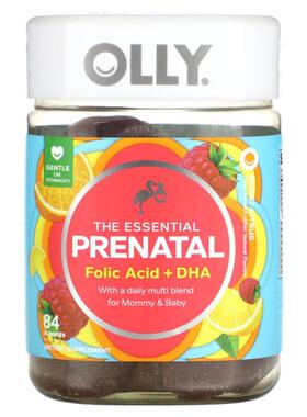 OLLY,The Essential Prenatal, Sweet Citrus, 84 Gummies
