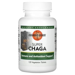 Wisdom Vegetarian Super 120 Tablets Chaga Mushroom