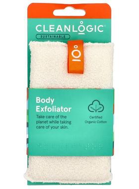 Clean Logic,可持续，搓澡布，白色，1 件