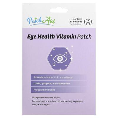 PatchAid,眼睛健康维生素贴片，30 片