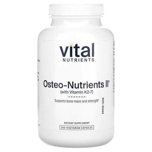 Vital Nutrients,Osteo-Nutrients II with Vitamin K2-7