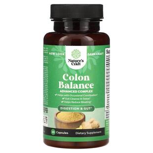 Natures Craft,Colon Balance, Advanced Complex, 60 Capsules