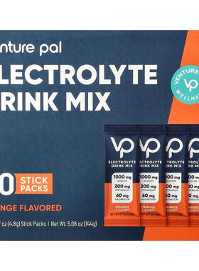 Venture Pal,电解质混合饮品，橙味，30 条，每条 0.17 盎司（4.8