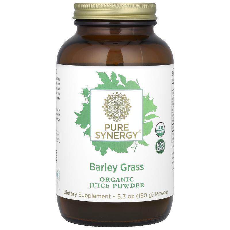Pure Synergy,有机果汁粉，大麦草，5.3 盎司（150 克）