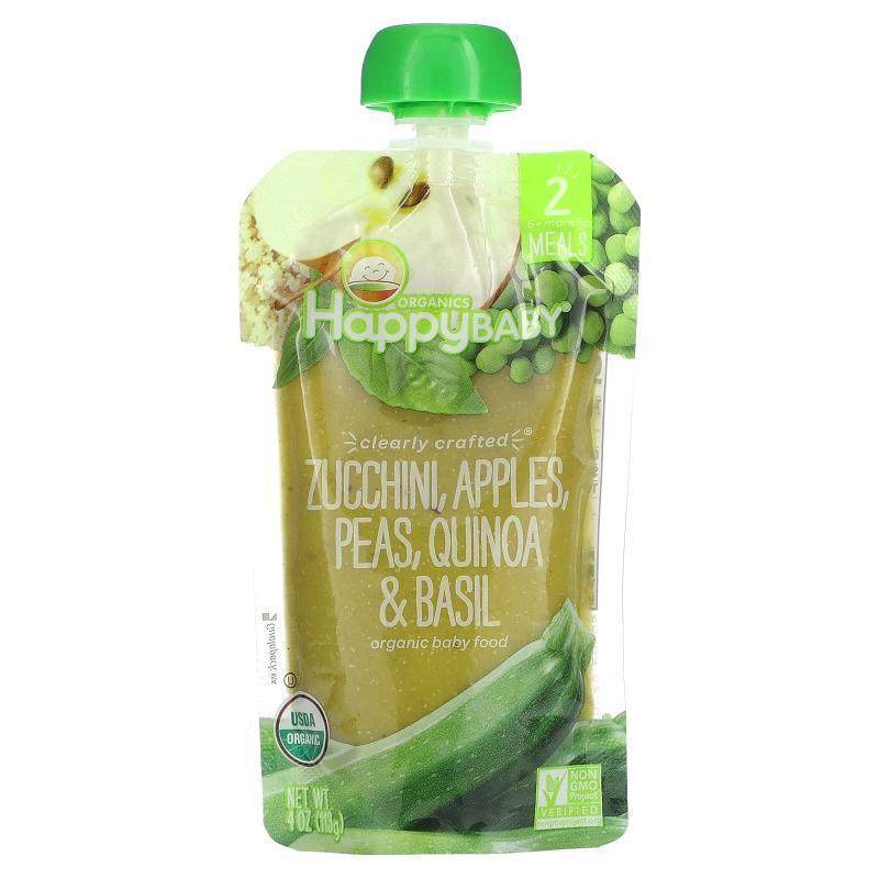 禧贝,Happy Baby，精心制作，6 月龄以上，青豆、梨、菠菜，4 盎1,咖啡/麦片/冲饮,营养复合麦片,淘宝优惠券,粉丝福利购,淘宝优惠卷