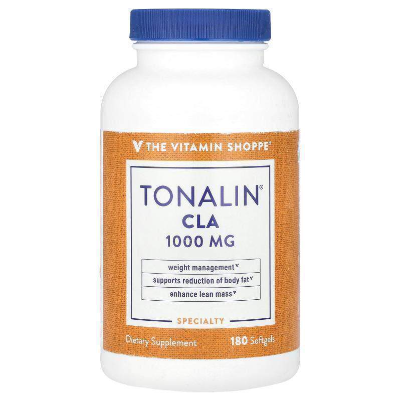 The Vitamin Shoppe,Tonalin® CLA，1000 毫克，180 粒软胶囊