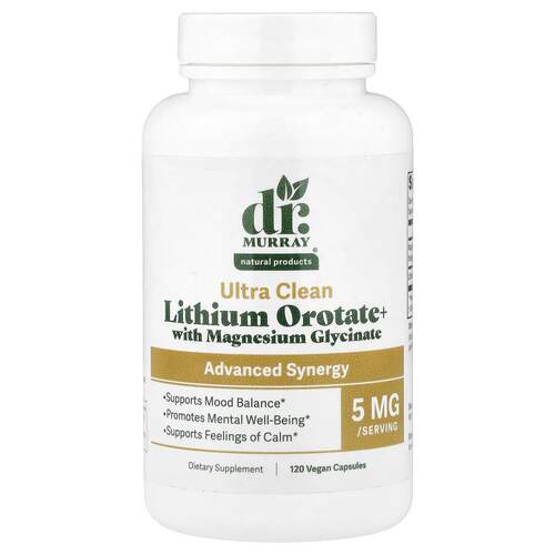 Dr. Murray's,Lithium Orotate+ with Magnesium Glycinate, 120