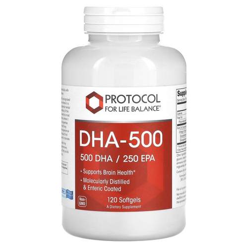 Protocol for Life Balance,DHA-500，120 粒软凝胶