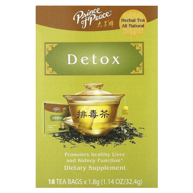 太子牌,Herbal Tea, Detox, 18 Tea Bag,  1.14 oz (32.4 g)