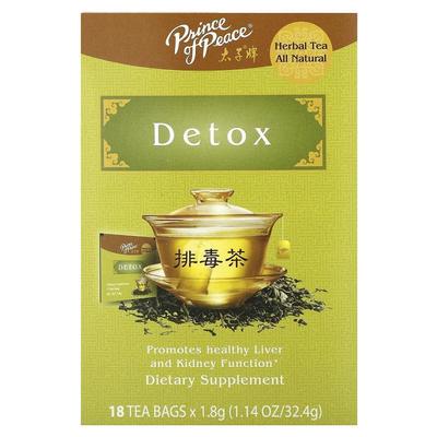 太子牌,Herbal Tea, Detox, 18 Tea Bag,  1.14 oz (32.4 g)