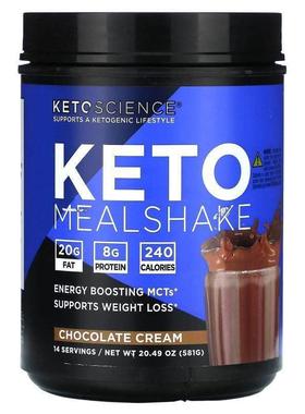 Keto Science,Keto Meal Shake, Chocolate Cream