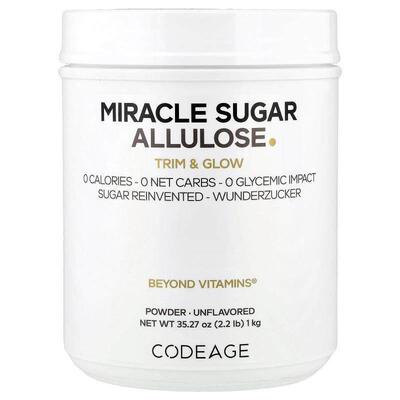 Codeage,Miracle Sugar Allulose Powder, Unflavored, 35.27 oz