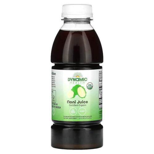 Dynamic Health,Certified Organic Noni Juice , 16 fl oz (473