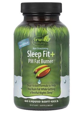 爱乐能,Sleep Fit + PM Fat Burner, 60 Liquid Softgels
