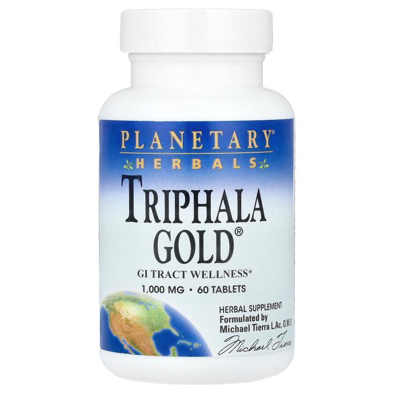 Planetary Herbals,Triphala Gold®，1000 毫克，60 片（每片 500