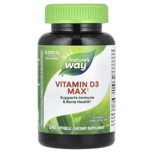 Nature'sWay澳萃维维生素D3特强型5000IU