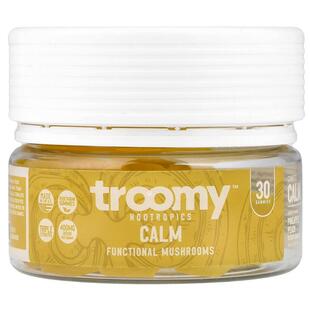 Troomy Nootropics,Calm, Functional Mushrooms Gummies, Pineap
