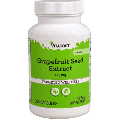 Vitacost,Grapefruit Seed Extract, 125 mg, 300 Capsules
