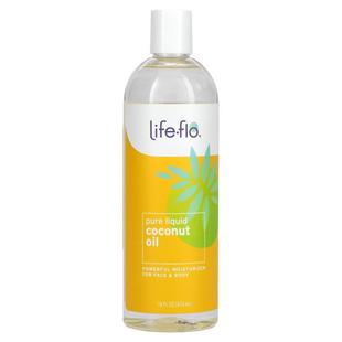 全液体椰子油 液量盎司 473 Life 毫升 flo
