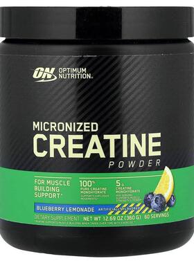 欧普蒙特,微粒化肌酸粉，蓝莓柠檬水味，12.69 盎司（360 克）