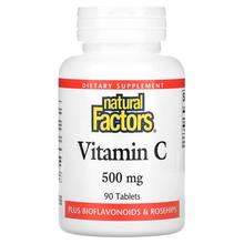 Natural Factors,Vitamin C, 500 mg, 90 Tablets