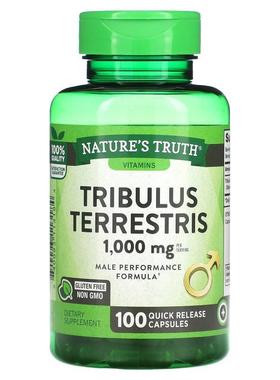 Nature's Truth,Tribulus Terrestris, 500 mg, 100 Quick Releas