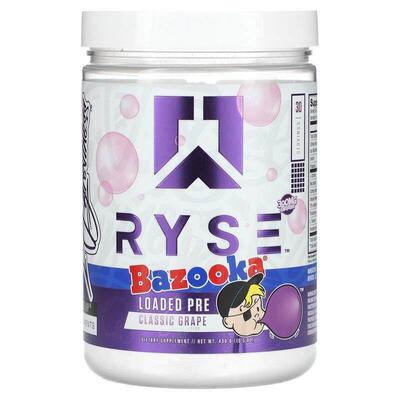Ryse Supps,Loaded Pre，Bazooka，经典葡萄味，15.5 盎司（438