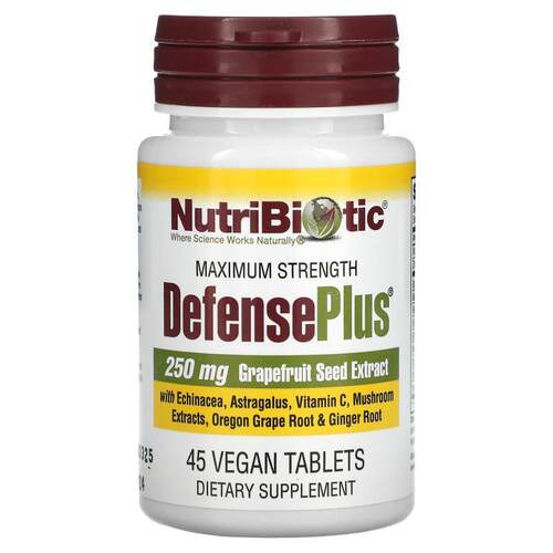 NutriBiotic,250毫克葡萄柚籽提取物（GSE）