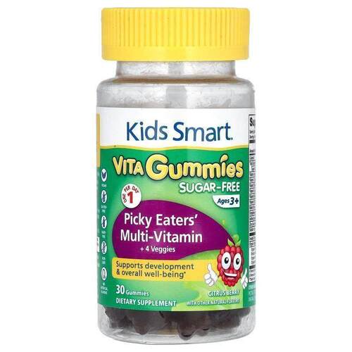 宝兰,Vita Gummies, Picky Eaters' Multi-Vitamin +4 Veggies, S