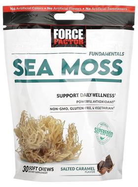 Force Factor,Fundamentals，海藻，咸焦糖味，30 片软咀嚼片